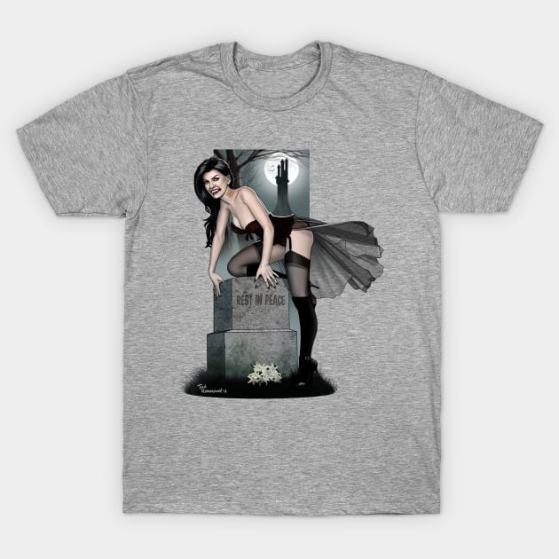 Moonlight Vamp T-Shirt by ted1air